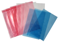 Sac plat antistatique ESD en PE transparent rose de l'usine HAOUGER pour composants électroniques