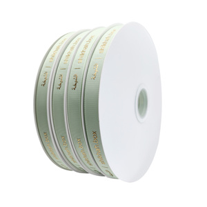 Op maat gemaakte grosgrain lintrollen met logo, decoratief bedraad lint voor Valentijnsdag - Product Image 4