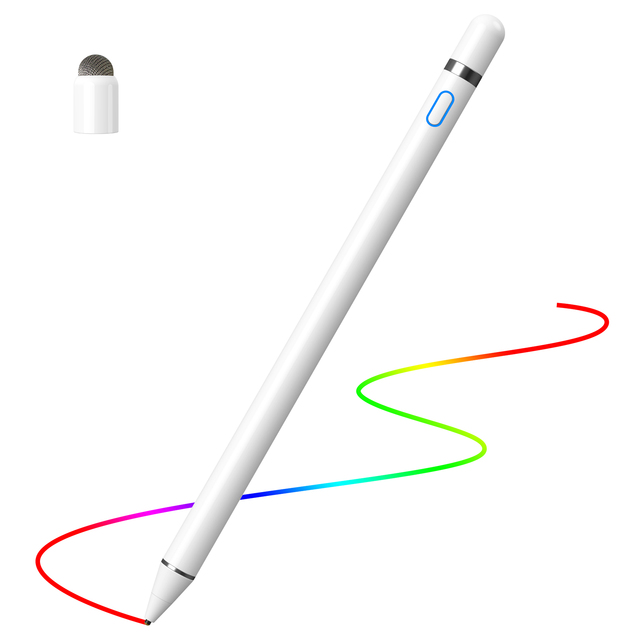 Universal 2 in 1 Active Stylus Pencil Touch Stylus Pen with Usb for Android and IOS Capacitive Screen Phone