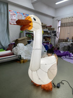 Accessoires de publicité d'oie gonflable réaliste de 5ft pour la décoration ballon d'animaux de ferme de modèle de dessin animé