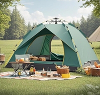 Tente de camping imperméable à montage rapide pour le camping en famille ou la randonnée, abri extérieur toutes saisons