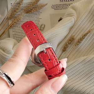 Reloj de cuarzo con correa de cuero y aleación de estilo empresarial para mujer, esfera de 38 mm, correa de 20 mm - Product Image 5