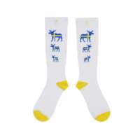 Bas de compression personnalisés OEM pour femmes et hommes, bas de compression pour le cyclisme, le sport, les chaussettes de compression athlétiques, chaussettes hautes, logo personnalisé