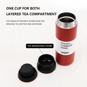 500ml mignon Mini gobelet de voyage japonais bouteille isolée Double paroi isolée sous vide japonais <span class=keywords><strong>Kinto</strong></span> tasse à café tasse cadeau - Product Image 6