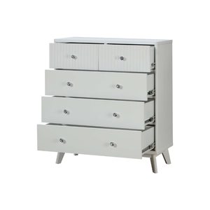 Collection EVEREST Meubles de maison Design minimaliste et moderne Commode à 5 tiroirs Bon prix Bois massif Meuble de salon - Product Image 1