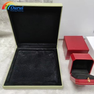 Classic Brand BIG <b>Set</b> <b>Square</b> Leather Protective Jewelry Box Stylish Storage for Bracelets Rings Necklaces Outside Gift Giving - Product Image 5