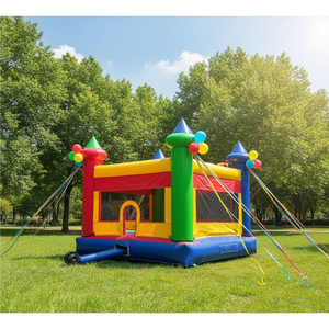 Ticari Sınıf PVC Açık Hava Şişme Zıplama Şatosu Çocuklar İçin Şişme Oyun Evi Zıplama Şatosu - Product Image 1