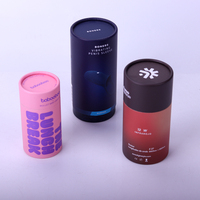 Boîte d'emballage en papier biodégradable de qualité alimentaire, design personnalisé, écologique, tube en papier pour chocolat, noix, biscuits