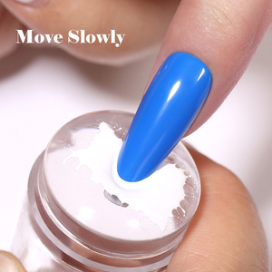 NATO ABBASTANZA Trasparente Del Silicone Stamper Nail Polish Gel di Stampa Trasferimento di Strumenti Gelatina Nail Stamper con Raschietto - Product Image 4