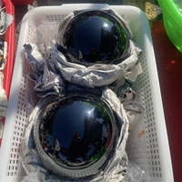 Sphère d'obsidienne noire naturelle de haute qualité, pierre de guérison, boule artisanale en cristal, sculpté Feng Shui, cadeau de décoration pour la maison, vente en gros