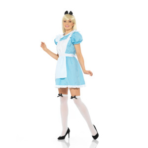 Disfraz de <span class=keywords><strong>Alicia</strong></span> al por Mayor para Mujer, Traje Familiar para Adultos y Cosplay de <span class=keywords><strong>Cuento</strong></span> de Hadas, Disfraz de Película - Product Image 3