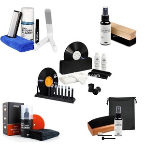 Gran oferta, cepillo de fibra de carbono estático, simple, gira el cepillo plateado, cepillo antiestático, limpiador de álbum de disco LP - Product Image 6