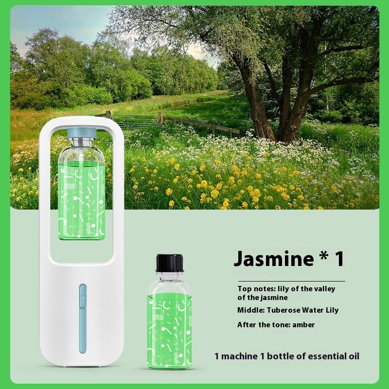 แผ่นกระจายกลิ่นหอม + ดอกมะลิ