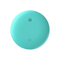 Pelacak Nirkabel Jarak Jauh Tahan Air Layar OLED Alarm Suara Portabel Plastik Smart Tag Isi Ulang google Find My