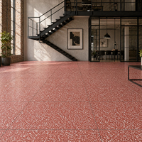 Dalles de terrazzo artificielles faites à la main, terrazzo de luxe, revêtement de sol en terrazzo sur mesure pour l'intérieur d'un appartement
