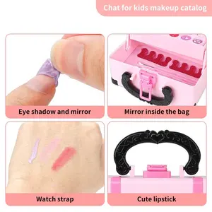 Leemook Hot Sale Washable Cosmetic Beauty Set Kids Play House Toys Girl Makeup Toys