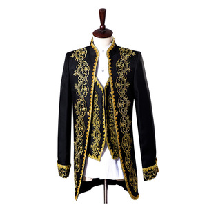Costume de prince pour adulte, style victorien gothique, veste de costume royale, tenue de roi, fête, cosplay, costumes d'Halloween - Product Image 3