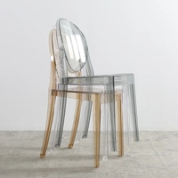 Chaise de banquet transparente en acrylique moderne OEM, style Victoria Ghost, pour hôtels et appartements, usage commercial, vente en gros à prix réduit