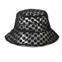 Sombrero de Pescador para Mujer, Estilo Coreano, con Encaje Floral, Protección Solar, Diseño Minimalista Japonés, Versátil