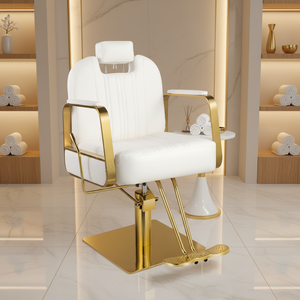 เก้าอี้จัดแต่งทรงผมสีขาวขายดี และเก้าอี้ร้าน<span class=keywords><strong>เสริมสวย</strong></span>สำหรับผู้หญิงสวยงาม สไตล์ยุโรป สำหรับร้าน<span class=keywords><strong>เสริมสวย</strong></span> - Product Image 1
