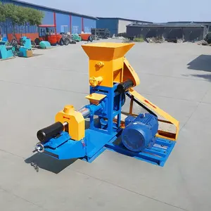 China Factory Floating Fish Pellet Extruder / Fish Feed Machine Price