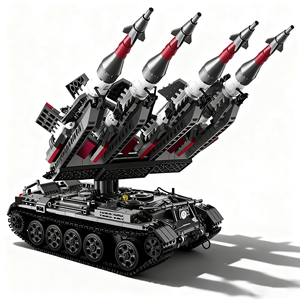 Star Castle Military Series World Model XB06004 Missile T5 tanque educativo montaje bloques de construcción modelo de juguete de plástico - Product Image 1