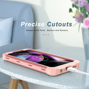 Armadura híbrida especial a prueba de golpes, funda protectora para moto G200, G22, G31, G50, G60, G42, G52, cuatro esquinas, protección gruesa, nueva - Product Image 5