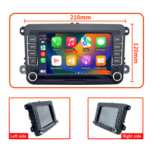 CARUPEZ 7 pollici universale Android Car Stereo per <span class=keywords><strong>Volkswagen</strong></span> <span class=keywords><strong>VW</strong></span> OEM stile di navigazione unità principale DSP GPS 8581/7862 8core Scirocco - Product Image 2