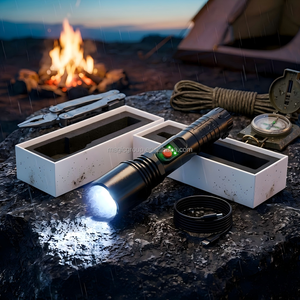 105 Super Bright Long Shot White LED Tactical Flashlight with <b>Remote</b> Switch for Outdoor Use Durable Promotional Flashlight - Product Image 4