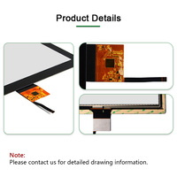 Guante a prueba de agua CTP de 13,3 pulgadas personalizado Panel táctil AG AR AF Pantalla multitáctil capacitiva proyectada de vidrio