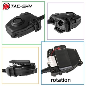 TS TAC-SKY อะแดปเตอร์ PTT ยุทธวิธี PTT 6ขาสำหรับ<span class=keywords><strong>152</strong></span> /<span class=keywords><strong>prc</strong></span> 148 163 walkie-talkie เสมือนโมเดลสำหรับชุดหูฟังรุ่น Civil - Product Image 5