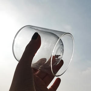 Home Hochzeit Dekor Siebdruck Doppelwandige Glas kerze Herstellung Gläser Schalen, Glas Terrarium, Glas Kerzenhalter - Product Image 3