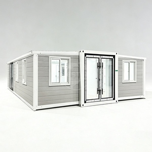 Casa Container Prefabbricata a Basso Costo 20ft 40ft con 4 Camere da Letto, Trasporto Personalizzato di Case Container - Product Image 1
