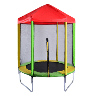 CreaateFun 6 - 14FT Large <strong>Round</strong> <strong>Tent</strong> for Children Adults Colorful Outdoor <strong>Trampoline</strong> Sunshade Jumping <strong>Trampoline</strong> - Product Image 1