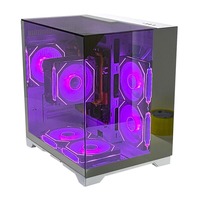 Gabinete para PC MicroATX con Panel Lateral de Vidrio Templado para Juegos, Precio al por Mayor, OEM, Pcooling