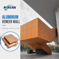 Paneles de Revestimiento de Columnas de Aluminio con Perfil Personalizado para Fachadas de Muros Cortina en Plazas Comerciales y Salones Modernos - Resistentes al Agua y al Fuego