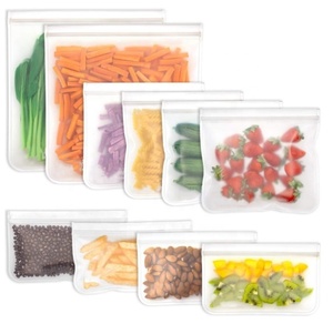 Reusable Bpa free ziplock bags custom food <b>plastic</b> <b>packaging</b> storage bag - Product Image 1