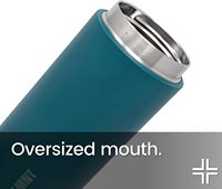 Termos baja tahan karat besar BPA bebas 18oz vakum anti bocor botol air perjalanan & Olahraga yang dapat digunakan kembali dengan Logo desain botol air