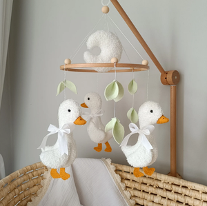 Oie bébé mobile boucle berceau mobile <span class=keywords><strong>oies</strong></span> mobile pépinière oiseau mobile canard mobile - Product Image 3