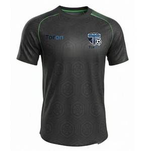 Langsung dari Pabrik untuk Jersey Sepak Bola Tim Rumah Kerah Bulat Ringan Anti-Bakteri Perlindungan UV Spandex/Polyester untuk Klub - Product Image 3