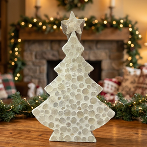 Mother of Pearl Bamboo Core <b>Christmas</b> <b>Tree</b> Handmade Decorative Ornament for <b>Christmas</b> Home <b>Table</b> Display Holiday Gift Vietnam - Product Image 3