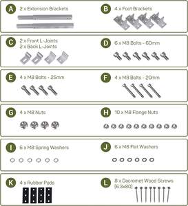 Supports de montage inclinables réglables pour panneaux solaires de 30 pouces, supports de panneaux solaires de 150W ou plus pour bateaux - Product Image 6