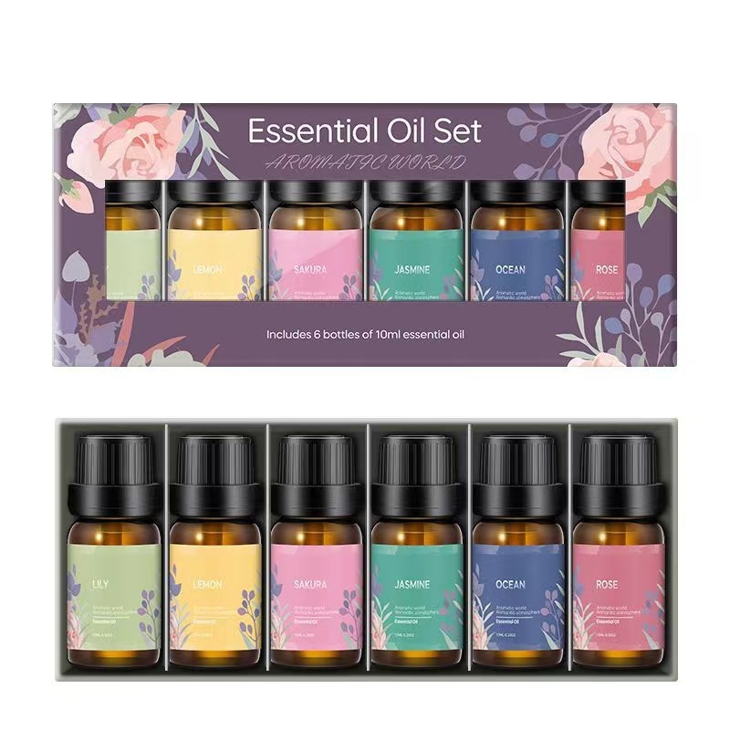 6-piece water-based essential oil set