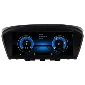 Xonrich N6-E60 + Sistem Navigasi Radio, Kontrol Setir Mobil untuk BMW 5 Series 2009-2012 (Kompatibel Drive), Info Mobil Canbus
