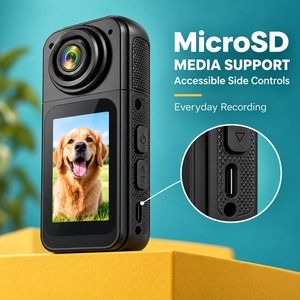 Caméra d'action WiFi compacte pour animaux de compagnie, enregistreur vidéo pour chiens, chats, enregistrement en animalerie - Product Image 6