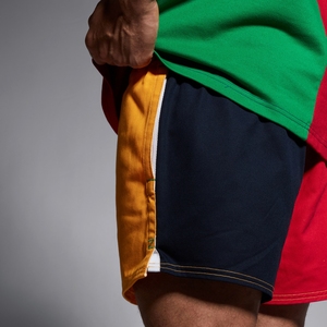 Pantalones cortos de rugby de sarga de algodón 100% con bolsillos para hombre al por mayor - Product Image 3