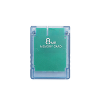 Carte mémoire transparente neuve 8 Mo/16 Mo/32 Mo/64 Mo pour PlayStation 2 pour console de jeux PS2