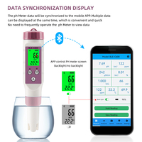 YY400 Testeur de qualité de l'eau 7-en-1 de haute qualité (pH/TDS/Température/EC) – Stylo détecteur de conductivité et moniteur de pureté – Outil de mesure ODM