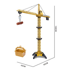 Jouet <span class=keywords><strong>de</strong></span> <span class=keywords><strong>grue</strong></span> à tour 6 canaux <span class=keywords><strong>de</strong></span> 36 pouces <span class=keywords><strong>de</strong></span> haut pour enfants Modèle <span class=keywords><strong>de</strong></span> <span class=keywords><strong>grue</strong></span> <span class=keywords><strong>de</strong></span> construction télécommandée 2.4GHz avec casque <span class=keywords><strong>de</strong></span> sécurité Jeu <span class=keywords><strong>de</strong></span> construction intérieur - Product Image 6