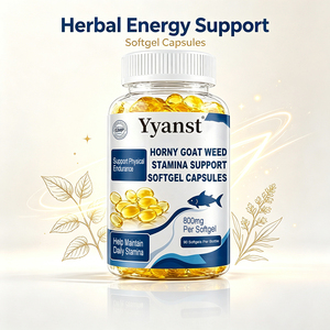 Complément alimentaire naturel à base d'herbe cornée de chèvre (Horny Goat Weed) pour la vitalité et l'endurance physique, 800 mg, 90 gélules, pour hommes adultes, bien-être quotidien - Product Image 6